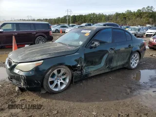 2005 BMW 5 Series 545i with VIN WBANB33545B089511, listed as a Copart auction lot 86564854 with Not Provided miles and Salvage Title. Bid and sale history available at carsss.com. Image 1.
