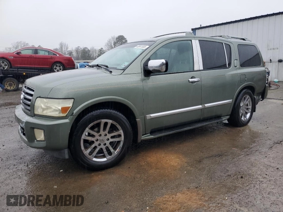 2004 Infiniti QX56 with VIN 5N3AA08A94N801682, listed as a Copart auction lot 43041555 with 246,176 mi miles and Salvage Title. Bid and sale history available at carsss.com. Image 1.