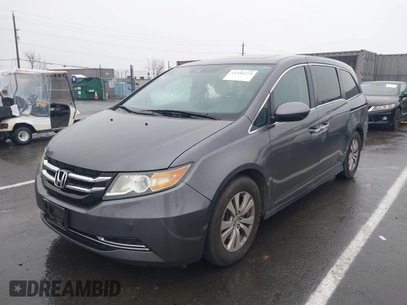 2016 Honda Odyssey EX-L z VIN 5FNRL5H65GB060131, wystawiony jako IAAI lot #41456273 z przebiegiem 134 620 mil mil oraz . Historia ofert i sprzedaży dostępna na DreamBid. Obrazek 2.
