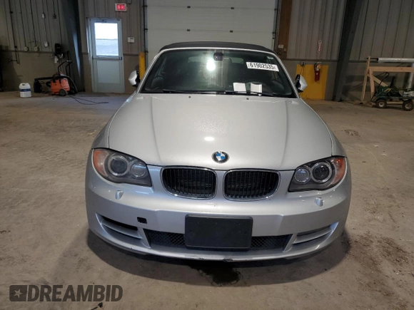 2008 BMW 1 Series 128i with VIN WBAUL73578VE89293, listed as a Copart auction lot 61902535 with 168,652 mi miles and Salvage title. Bid and sale history available at DreamBid. Image 5.
