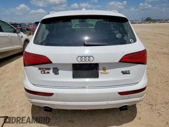 2015 Audi Q5 Premium Plus with VIN WA1LFAFP5FA145408, listed as a Copart auction lot 60108735 with 129,062 mi miles and Clean title. Bid and sale history available at DreamBid. Image 6.