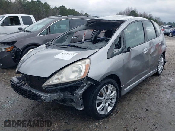 2010 Honda Fit Sport with VIN JHMGE8H46AS000949, listed as a IAAI auction lot 41417321 with 96,259 mi miles. Bid and sale history available at carsss.com. Image 2.