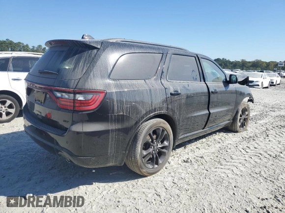 2024 Dodge Durango GT Plus with VIN 1C4RDHDG6RC172045, listed as a Copart auction lot 76952954 with 28,662 mi miles and Salvage title. Bid and sale history available at DreamBid. Image 3.