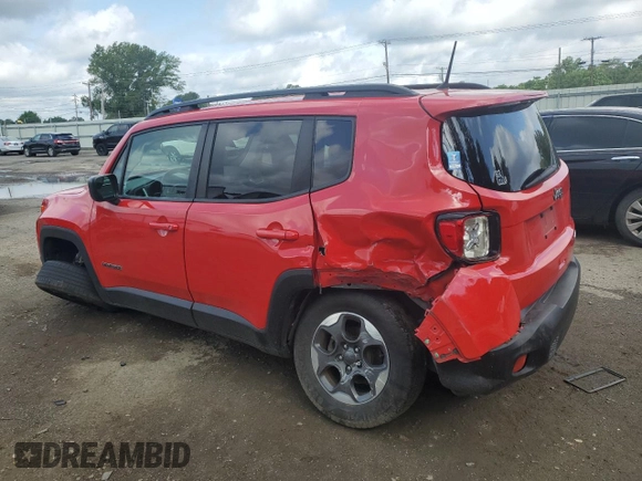 2018 Jeep Renegade Sport с VIN ZACCJAAB7JPG85934, выставлен на аукционе Copart как лот 54799535 с пробегом 85 919 миль миль и Списание • Salvage title. История ставок и продаж доступна на DreamBid. Изображение 2.