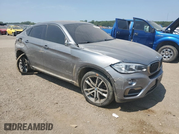 2015 BMW X6 xDrive35i with VIN 5UXKU2C58F0F95304, listed as a Copart auction lot 64668453 with 141,413 mi miles. Bid and sale history available at carsss.com. Image 4.