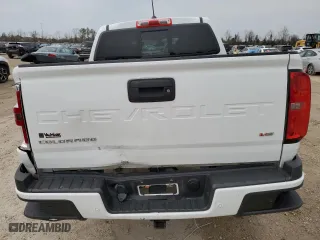 2021 Chevrolet Colorado 2WD Z71 with VIN 1GCGSDEN1M1200745, listed as a Copart auction lot 45241485 with 44,863 mi miles and Salvage Title. Bid and sale history available at carsss.com. Image 6.