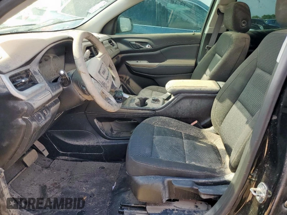 2021 GMC Acadia SLE with VIN 1GKKNRL4XMZ121878, listed as a Copart auction lot 59012705 with Not provided miles and Salvage title. Bid and sale history available at DreamBid. Image 7.