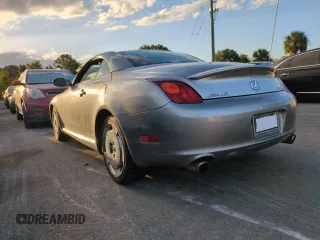 2002 Lexus SC with VIN JTHFN48Y520020257, listed as a Copart auction lot 75769604 with Not Provided miles and Salvage Title. Bid and sale history available at carsss.com. Image 2.