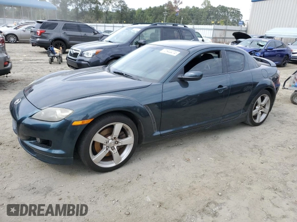 2004 Mazda RX-8 z VIN JM1FE17N040130675, wystawiony jako Copart lot #72944474 z przebiegiem 143 744 mil mil oraz Czysty tytuł • Clean title. Historia ofert i sprzedaży dostępna na DreamBid. Obrazek 1.