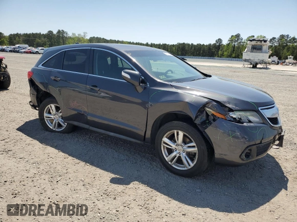 2015 Acura RDX with VIN 5J8TB3H34FL004097, listed as a Copart auction lot 52147445 with 74,594 mi miles and Salvage Title. Bid and sale history available at DreamBid. Image 4.