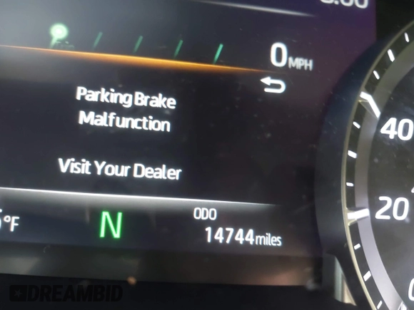 2023 Toyota Highlander L with VIN 5TDKDRBH6PS043799, listed as a IAAI auction lot 42617278 with 14,744 mi miles and . Bid and sale history available at DreamBid. Image 15.