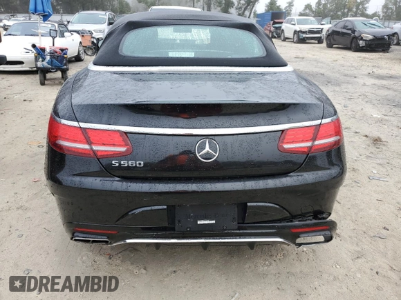 2019 Mercedes-Benz S-Class S 560 with VIN WDDXK8DB7KA035737, listed as a Copart auction lot 85316424 with 64,608 mi miles and Salvage Title. Bid and sale history available at carsss.com. Image 6.