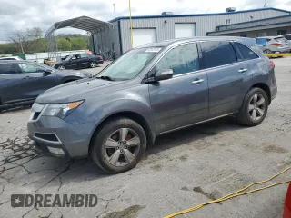 2012 Acura MDX Tech Pkg with VIN 2HNYD2H31CH501247, listed as a Copart auction lot 52243135 with 130,501 mi miles and Salvage Title. Bid and sale history available at carsss.com. Image 1.