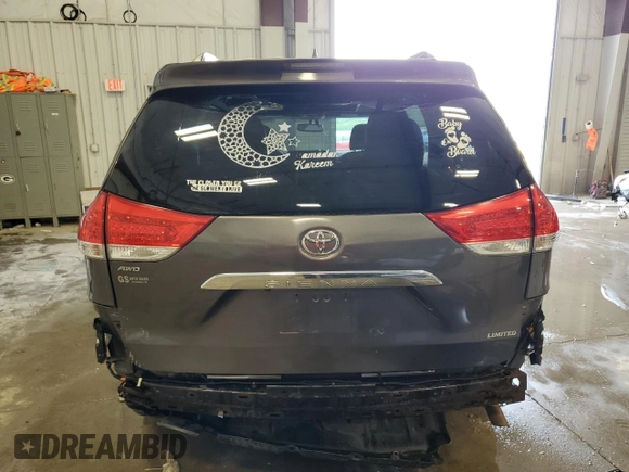 2013 Toyota Sienna XLE with VIN 5TDDK3DC7DS062614, listed as a Copart auction lot 60048005 with 230,228 mi miles and Non repairable. Bid and sale history available at DreamBid. Image 6.