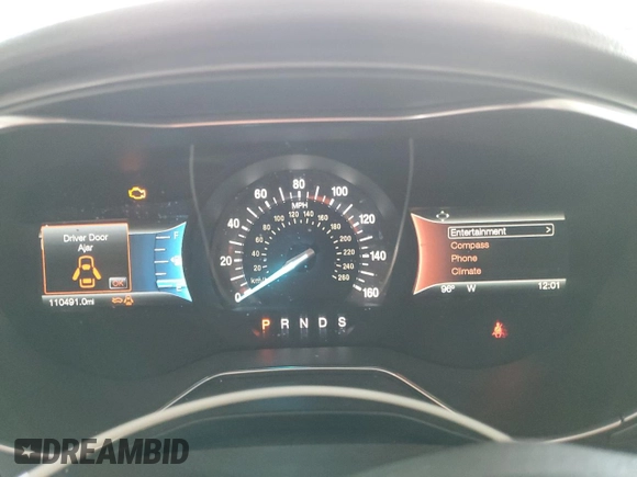 2016 Ford Fusion Titanium with VIN 3FA6P0K95GR198088, listed as a Copart auction lot 62034325 with 110,491 mi miles and Clean title. Bid and sale history available at DreamBid. Image 9.