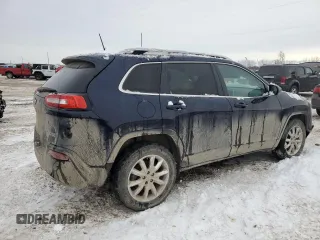 2016 Jeep Cherokee Limited with VIN 1C4PJMDS0GW340514, listed as a Copart auction lot 42939845 with 96,906 mi miles and Salvage Title. Bid and sale history available at DreamBid. Image 3.