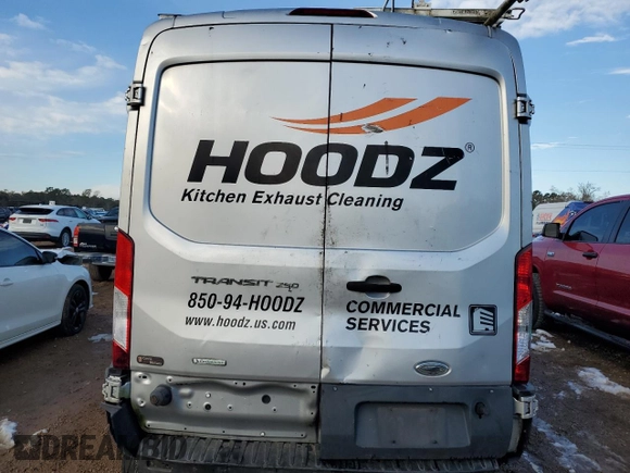 2015 Ford Transit with VIN 1FTNR2CG3FKA61677, listed as a Copart auction lot 87996715 with 178,460 mi miles and Salvage Title. Bid and sale history available at DreamBid. Image 6.