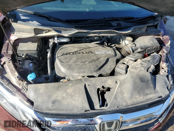 2019 Honda Odyssey EX with VIN 5FNRL6H57KB087417, listed as a Copart auction lot 83984874 with 89,909 mi miles and Salvage title. Bid and sale history available at DreamBid. Image 12.