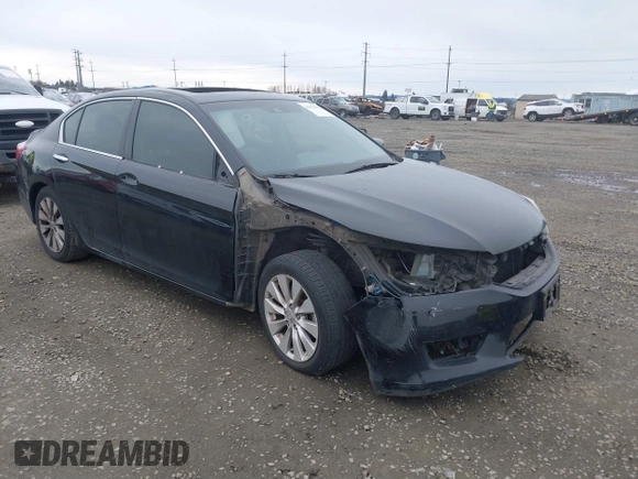 2013 Honda Accord EX-L with VIN 1HGCR2F81DA239439, listed as a IAAI auction lot 41454030 with 148,394 mi miles and . Bid and sale history available at DreamBid. Image 1.