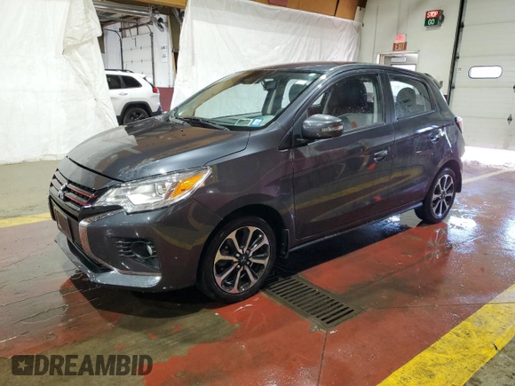 2024 Mitsubishi Mirage Black Edition with VIN ML32AWHJ5RH000891, listed as a Copart auction lot 52866905 with 13,417 mi miles and Clean title. Bid and sale history available at DreamBid. Image 1.