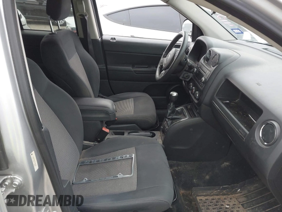 2013 Jeep Compass Sport with VIN 1C4NJCBA7DD100332, listed as a IAAI auction lot 41278779 with 161,668 mi miles. Bid and sale history available at carsss.com. Image 5.