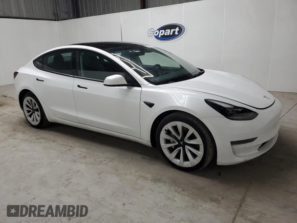 2023 Tesla Model 3 z VIN 5YJ3E1EA2PF439119, wystawiony jako Copart lot #60708065 z przebiegiem 48 717 mil mil oraz Nie do naprawy • Non repairable. Historia ofert i sprzedaży dostępna na DreamBid. Obrazek 4.