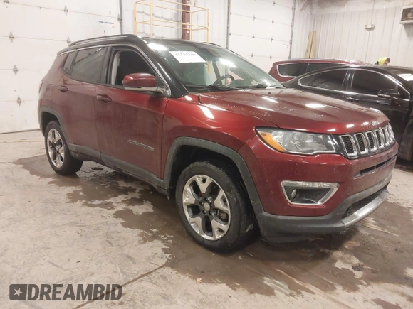2021 Jeep Compass Limited with VIN 3C4NJDCB8MT503467, listed as a IAAI auction lot 41343230 with 30,321 mi miles and . Bid and sale history available at carsss.com. Image 1.