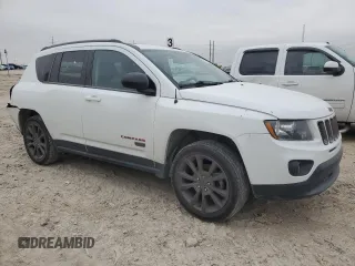 2017 Jeep Compass Sport with VIN 1C4NJCBB4HD141595, listed as a Copart auction lot 84299704 with 83,347 mi miles and Salvage Title. Bid and sale history available at carsss.com. Image 4.