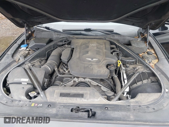 2017 Genesis G80 3.8L with VIN KMHGN4JE0HU171817, listed as a IAAI auction lot 42247623 with 93,048 mi miles and . Bid and sale history available at DreamBid. Image 10.