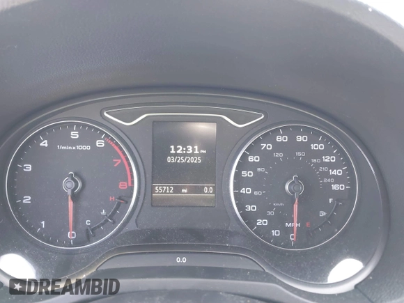 2015 Audi A3 1.8T Premium Plus with VIN WAU5CLFF5F1116546, listed as a IAAI auction lot 41782505 with 55,712 mi miles. Bid and sale history available at carsss.com. Image 7.