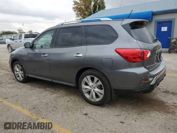 2018 Nissan Pathfinder SL with VIN 5N1DR2MN7JC648231, listed as a Copart auction lot 78738454 with 90,242 mi miles and Salvage Title. Bid and sale history available at carsss.com. Image 2.