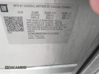2019 Cadillac XTS Luxury with VIN 2G61M5S39K9119352, listed as a IAAI auction lot 42345653 with 94,938 mi miles and . Bid and sale history available at DreamBid. Image 9.
