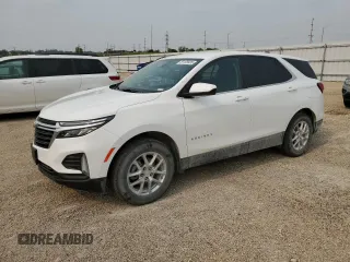 2023 Chevrolet Equinox LT with VIN 3GNAXUEG9PS163740, listed as a Copart auction lot 59199935 with 38,136 mi miles and Salvage title. Bid and sale history available at DreamBid. Image 1.