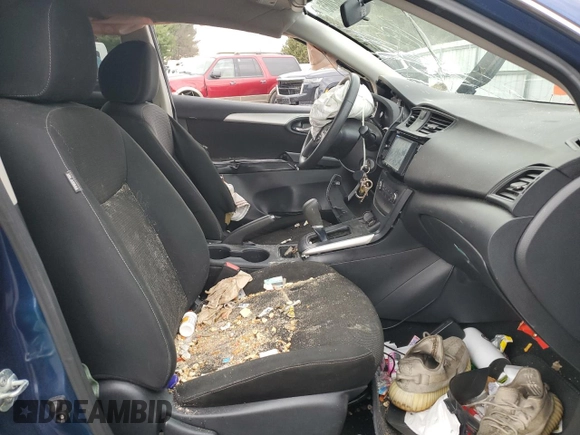 2019 Nissan Sentra S with VIN 3N1AB7AP9KY346756, listed as a Copart auction lot 49882065 with 0 mi miles and Salvage Title. Bid and sale history available at carsss.com. Image 7.