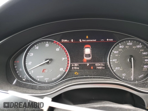 2016 Audi S7 z VIN WAUW2BFC0GN017862, wystawiony jako Copart lot #36133253 z przebiegiem 74 481 mil mil oraz . Historia ofert i sprzedaży dostępna na DreamBid. Obrazek 9.