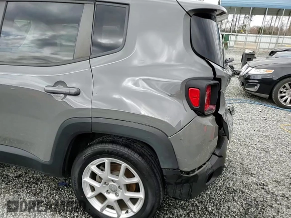 2020 Jeep Renegade Sport with VIN ZACNJAAB0LPL13344, listed as a Copart auction lot 49904585 with 53,663 mi miles and Salvage Title. Bid and sale history available at carsss.com. Image 13.