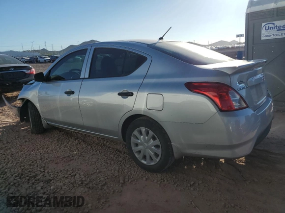 2016 Nissan Versa S with VIN 3N1CN7AP3GL895017, listed as a Copart auction lot 61788065 with 85,953 mi miles and Salvage title. Bid and sale history available at DreamBid. Image 2.