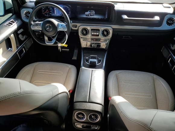 2020 Mercedes-Benz G 550 z VIN W1NYC6BJ2LX360541, wystawiony jako Copart lot #79594513 z przebiegiem 37 393 mil mil oraz Szkody całkowita. Historia ofert i sprzedaży dostępna na DreamBid. Obrazek 8.