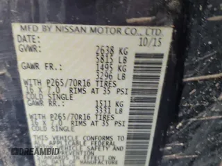 2016 Nissan Frontier S с VIN 1N6AD0EVXGN713219, выставлен на аукционе Copart как лот 54546205 с пробегом 188 556 миль миль и Списание • Salvage title. История ставок и продаж доступна на DreamBid. Изображение 12.