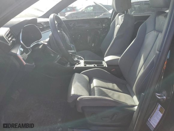 2020 Audi Q3 S line Premium Plus with VIN WA1EECF31L1086714, listed as a Copart auction lot 42348255 with 58,426 mi miles and Salvage Title. Bid and sale history available at carsss.com. Image 7.