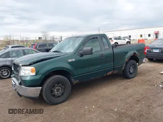 2007 Ford F-150 XL with VIN 1FTRF12287NA51298, listed as a IAAI auction lot 42100081 with 174,989 mi miles. Bid and sale history available at carsss.com. Image 2.