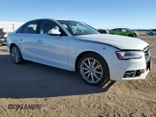 2015 Audi A4 Premium Plus with VIN WAUFFAFL2FN002342, listed as a Copart auction lot 87968965 with 66,300 mi miles and Salvage Title. Bid and sale history available at carsss.com. Image 4.