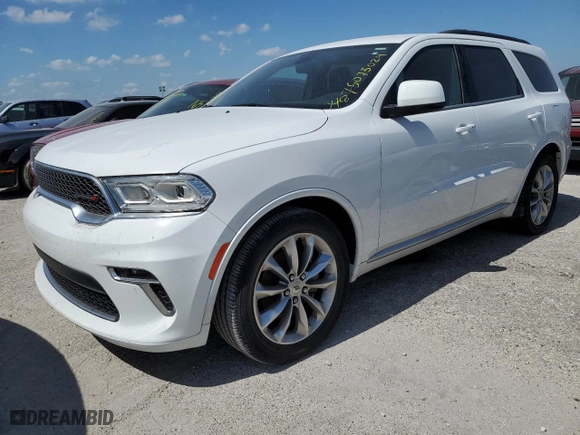 2022 Dodge Durango SXT with VIN 1C4RDHAG0NC130548, listed as a Copart auction lot 75073024 with 0 mi miles and Salvage Title. Bid and sale history available at carsss.com. Image 1.