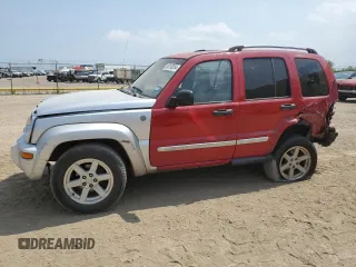 2005 Jeep Liberty Limited with VIN 1J4GK58K15W577002, listed as a Copart auction lot 68190284 with 252,595 mi miles and Salvage Title. Bid and sale history available at carsss.com. Image 1.