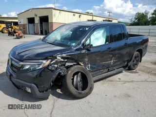 2019 Honda Ridgeline Black Edition with VIN 5FPYK3F81KB007417, listed as a Copart auction lot 63871595 with 114,551 mi miles and Salvage title. Bid and sale history available at DreamBid. Image 1.