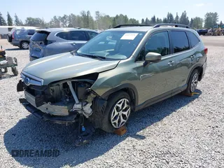 2021 Subaru Forester Premium with VIN JF2SKAFC5MH550118, listed as a IAAI auction lot 42427536 with 31,469 mi miles and . Bid and sale history available at DreamBid. Image 18.