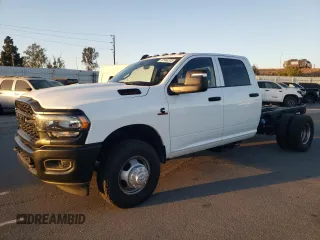 2024 Ram 3500 Tradesman with VIN 3C7WRSCL5RG133172, listed as a Copart auction lot 87965315 with 62,909 mi miles and Salvage Title. Bid and sale history available at carsss.com. Image 1.