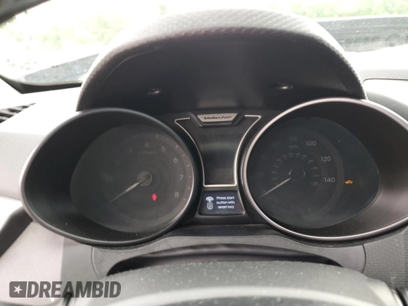2013 Hyundai Veloster Turbo with VIN KMHTC6AE2DU177578, listed as a Copart auction lot 60901785 with Not provided miles and Salvage title. Bid and sale history available at DreamBid. Image 9.