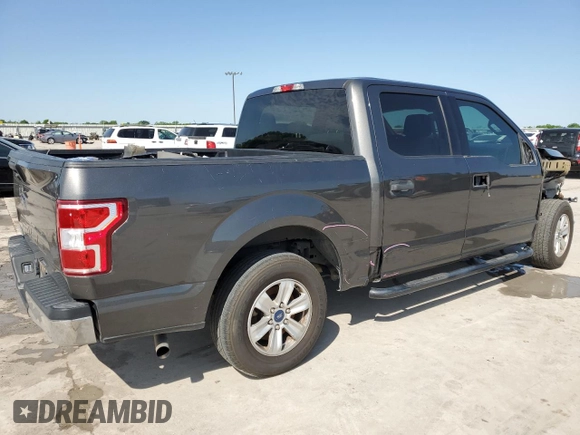 2018 Ford F-150 XL with VIN 1FTEW1CBXJKF52554, listed as a Copart auction lot 52690315 with 141,966 mi miles and Salvage Title. Bid and sale history available at carsss.com. Image 3.