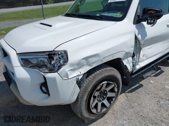 2021 Toyota 4Runner TRD Off Road Premium with VIN JTERU5JR5M5903979, listed as a IAAI auction lot 42268913 with 34,094 mi miles and . Bid and sale history available at DreamBid. Image 6.